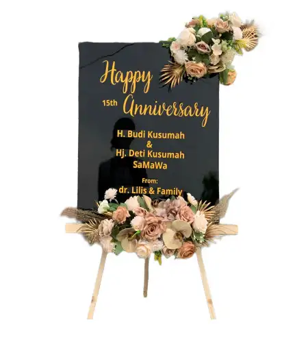 Papan Bunga Akrilik Potronayan